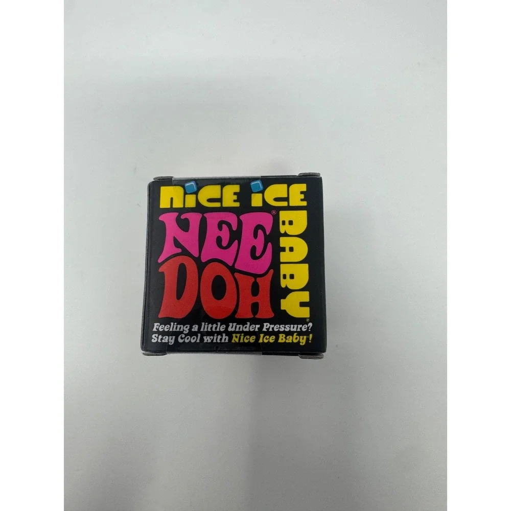 NeeDoh Nice Ice Baby Cube Fidget Squish Toy Nee Doh Mini Squeeze Ball NEW